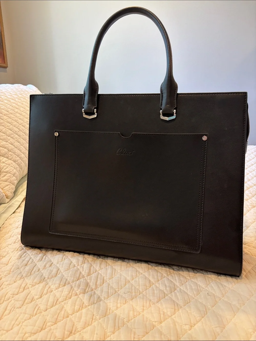 Cluci Black Women’s Briefcase/Laptop Case